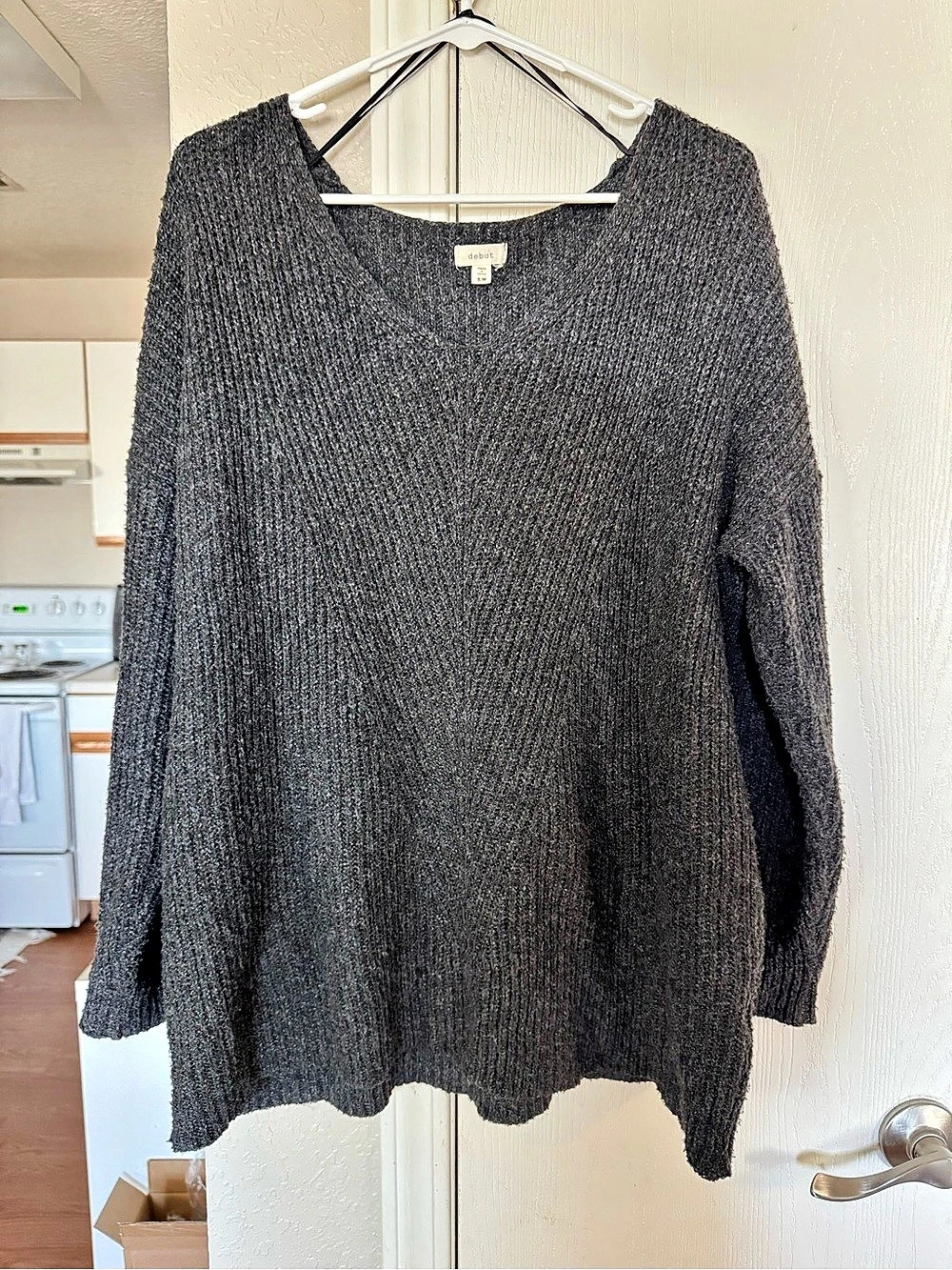 Debut Gray Knit Sweater